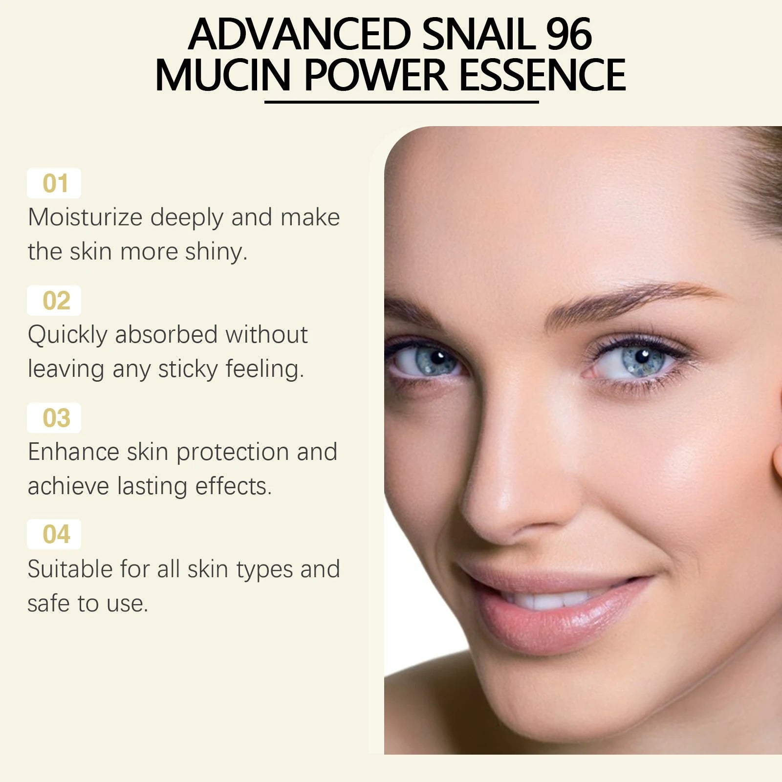 Snail 96 Mucin Power Essence Fading Fine Lines Moisturizing Lifting Firming Smoothing Nourishin Brightening Skin Care Oasis Select