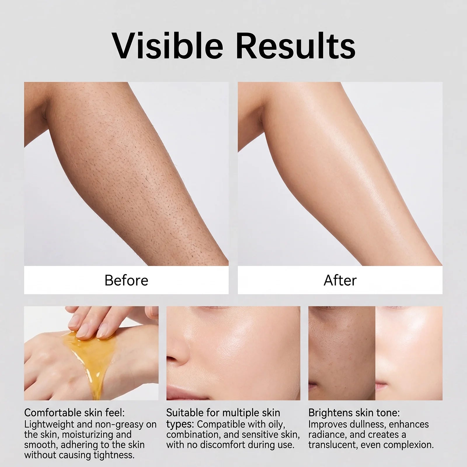 Silky Smooth Cyperus Rotundus Oil Post Hair Removal Care Oil Moisturizing Smoothing Soothe Delicate Skin Inhibitor Hair Body Oil Oasis Select