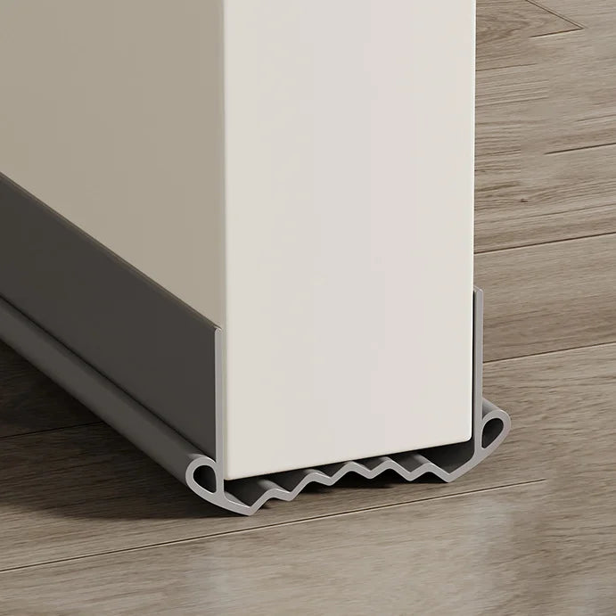 Adjustable Door Bottom Seal Strip Weather Strip Under Door Draft Stopper Thicker Anti-Cold Gap Blocker Sealing Weather Strip Oasis Select Grey