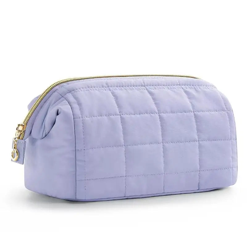Makeup Bag Travel Makeup Bag Cosmetic Storage Box Expandable Storage Travel Essentials Toiletries Brushes Oasis Select Purple