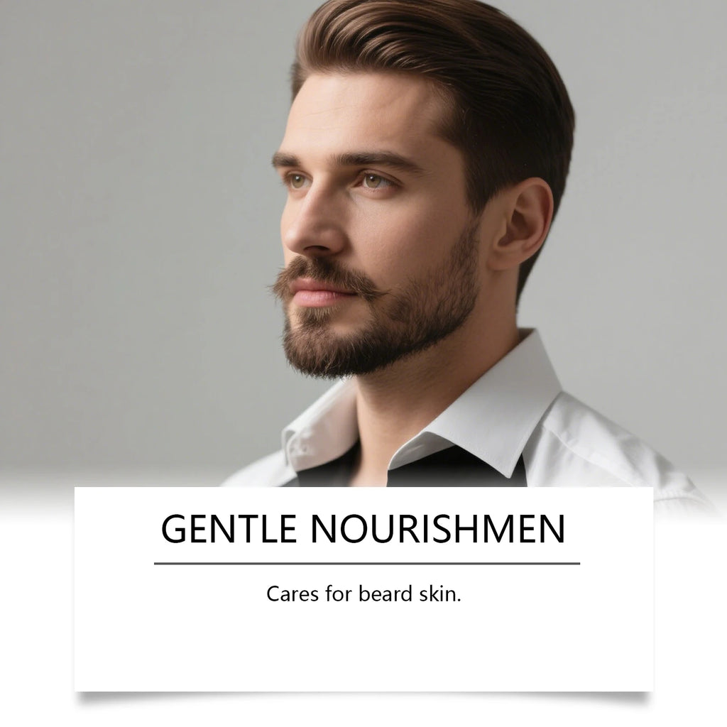 Men's Beard Care Balm – Softens Beards, Deep Nourishment, Soothes Redness, Non-Irritating, Suitable for Sensitive Skin Oasis Select