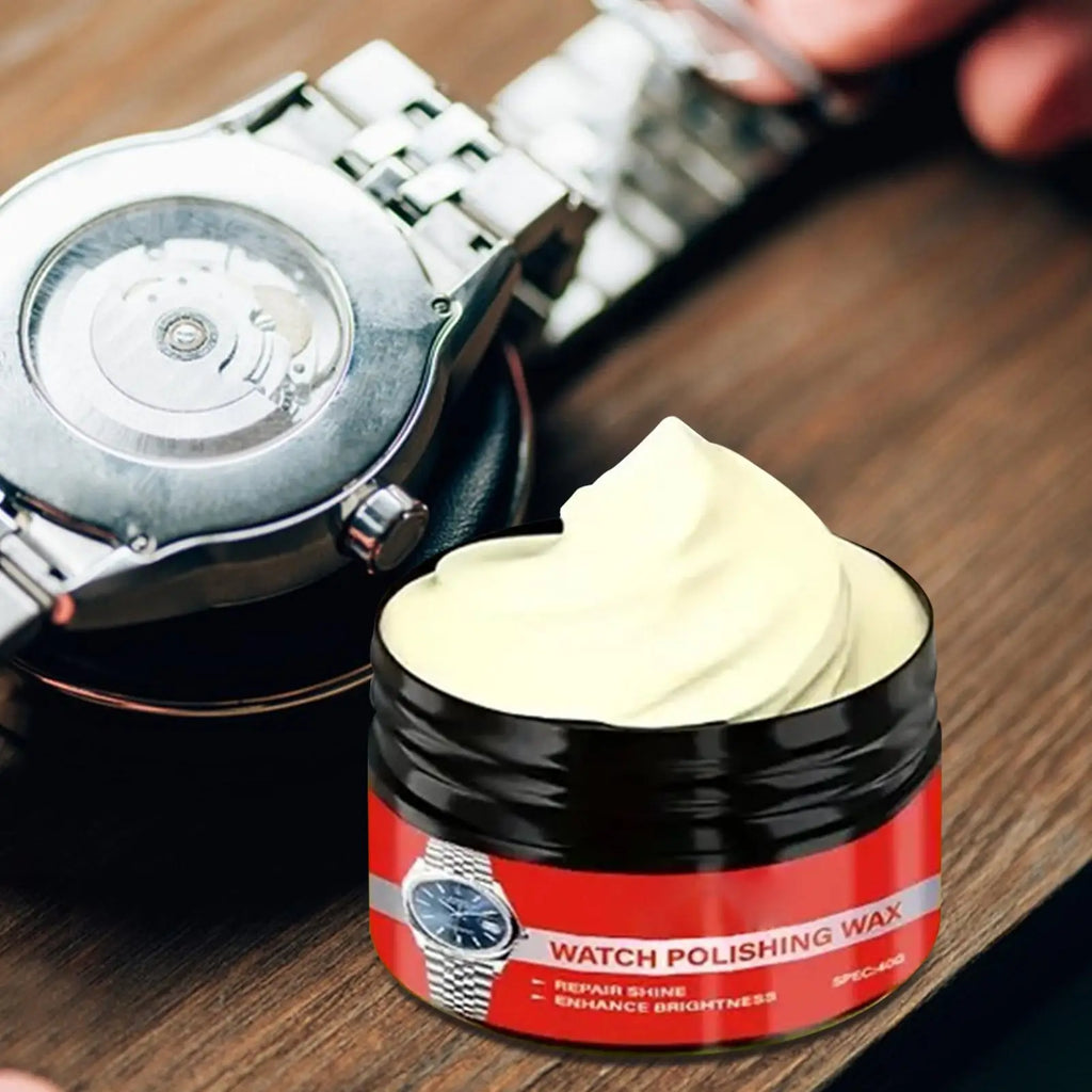 Watch Crystal Polishing Kit Scratch Removal with Sponge Strap and Screen Scratch Repair for Restores Gloss Glass Brass Stainless Oasis Select