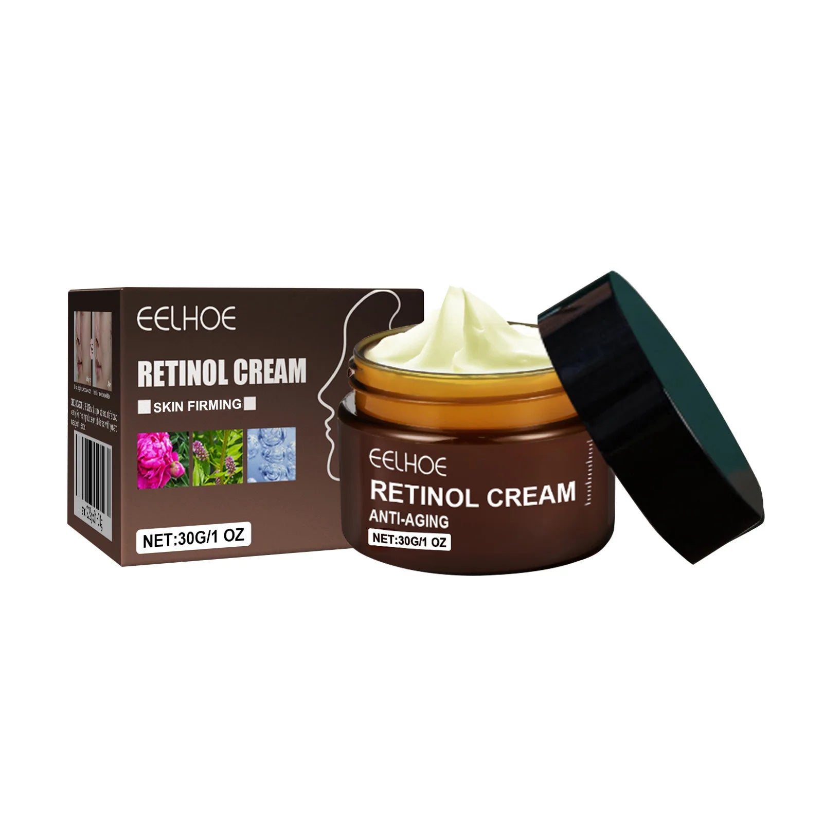 EELHOE Retinol & Hyaluronic Acid Face Cream – Firm & Brighten Retinol Face Cream Oasis Select 30g