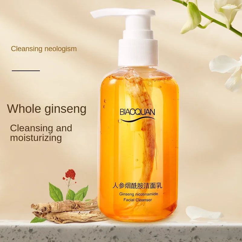 Ginseng & Niacinamide Facial Cleanser 200ml – Oil Control Facial Cleanser Oasis Select