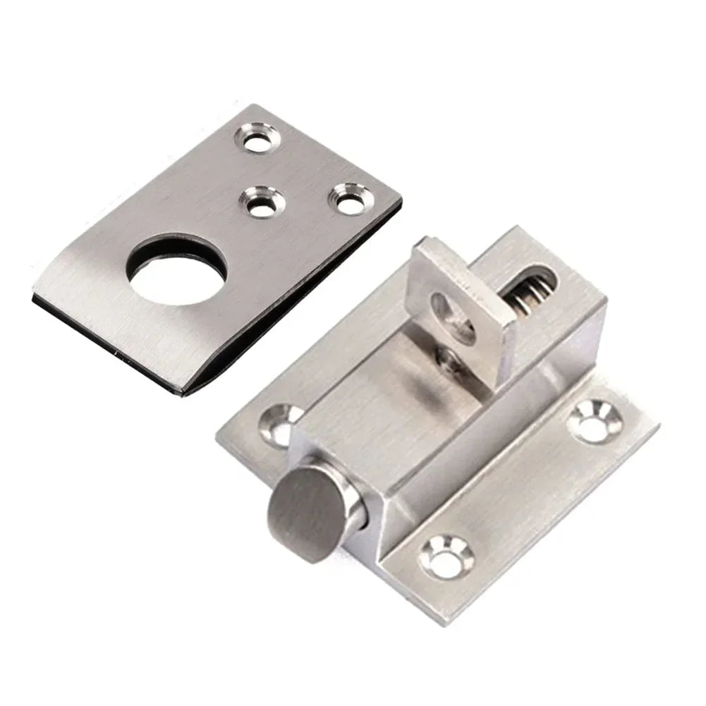 Stainless Steel Self-closing Spring Anti-theft Latch Automatic Latch Door Latch Home DIY Decoration Hardware Accessories Oasis Select Square (UP) China Mainland