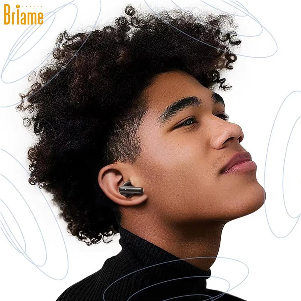 Briame Flip-Style Bluetooth Earphones Wireless Headphones with Microphone for Sports Running Earbuds with Mic In-Ear Headset Oasis Select