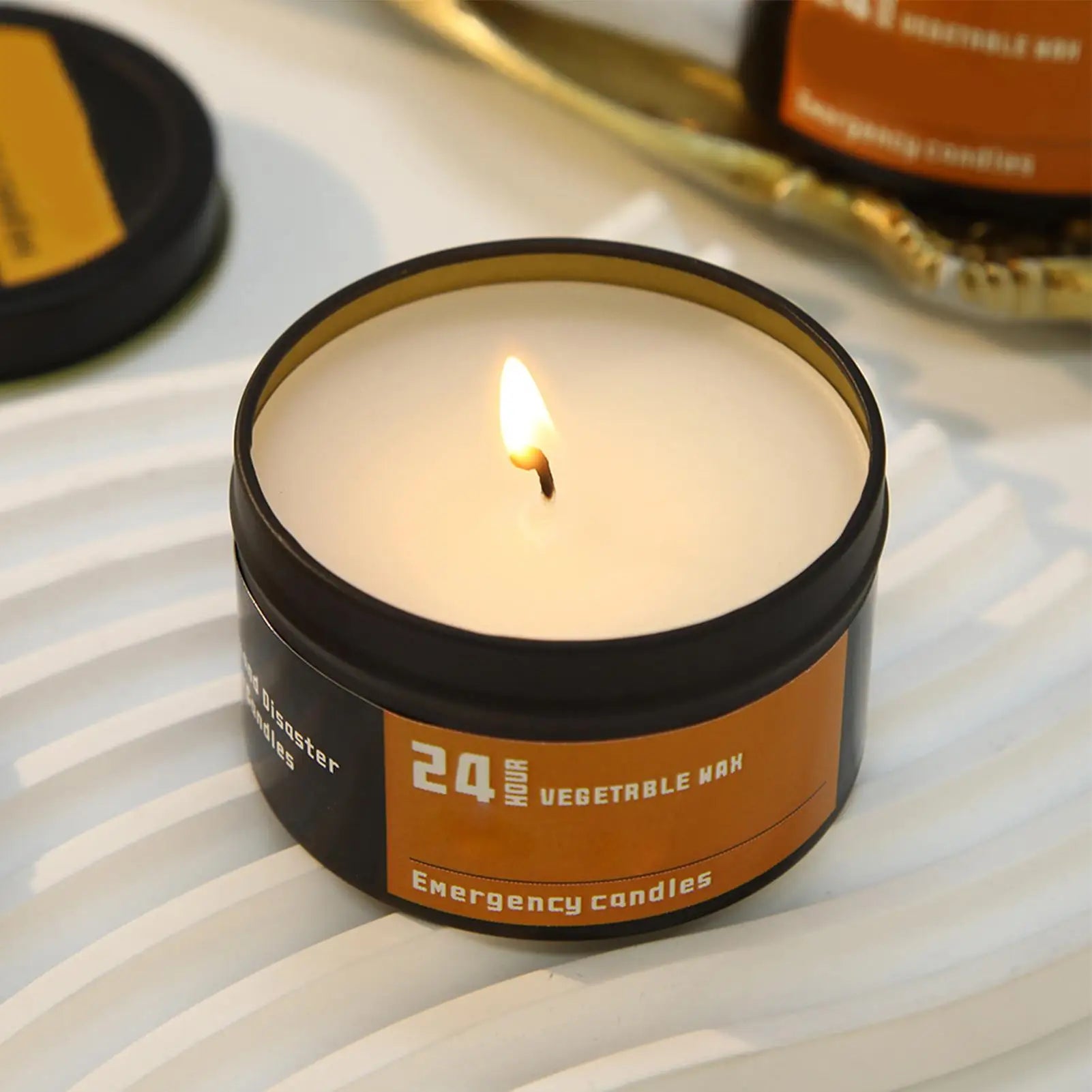 Emergency Candle for Household Power Outages 24 Hour Long Lasting Survival Candle Emergency Supplies No Electricity Lighting Oasis Select