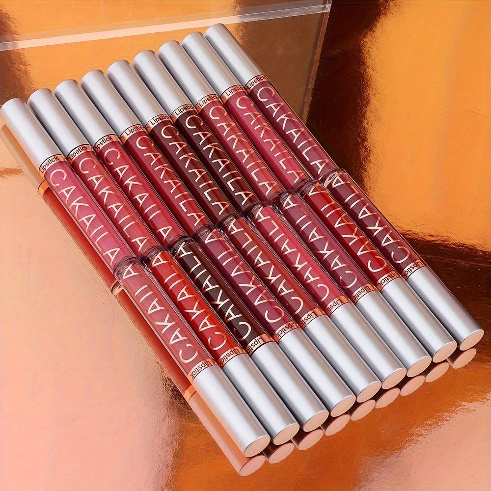 10 Pcs Matte Lipstick Lip Gloss Sets Long-Lasting Non-Fading Waterproof Non-stick Cup Exquisite Gift Everyday Holiday Universal Oasis Select