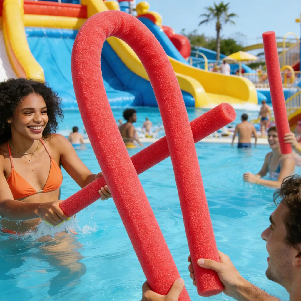 1.2m Long Noodles Pool Foam Water Noodles for Pool Hollow Soft Buoyancy Stick for Beach River Relaxation Water Game Backyard Oasis Select