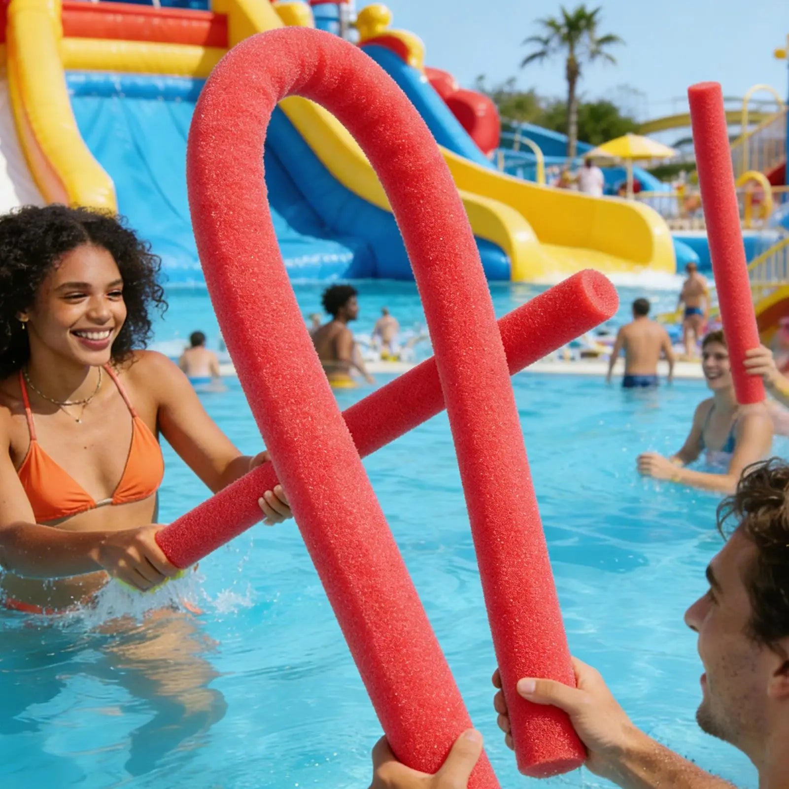 1.2m Long Noodles Pool Foam Water Noodles for Pool Hollow Soft Buoyancy Stick for Beach River Relaxation Water Game Backyard Oasis Select