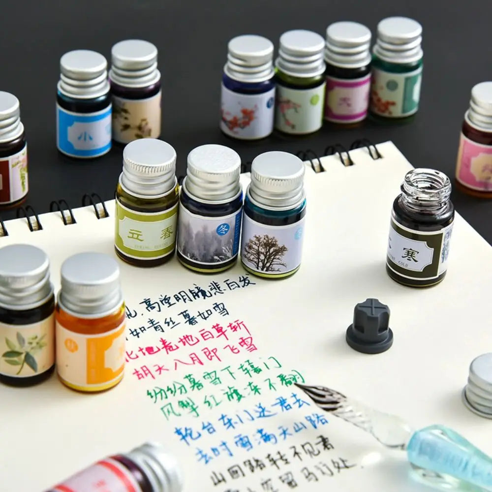 Colorful 7ML Color Refilling Inks Painting Writing Carbon-free Ink Refilling High Quality Fountain Pen Ink Dip Pen Oasis Select