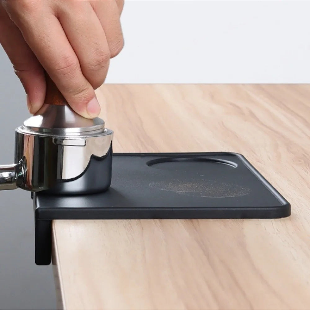 Silicone Espresso Coffee Tamper Mat Station Non Slip Coffeeware Press Tampering Holder 51-58mm WDT Tools Silicone Corner Mat Pad Oasis Select