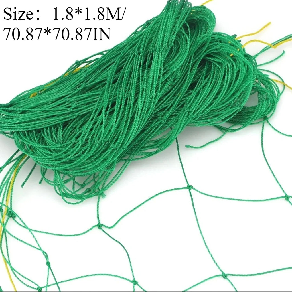 Plant Climbing Net Green Gardening Grid Cucumber Hanging Gourd Climbing Net Bracket Net Wind Resistance Net Oasis Select 1pc-1.8x1.8m