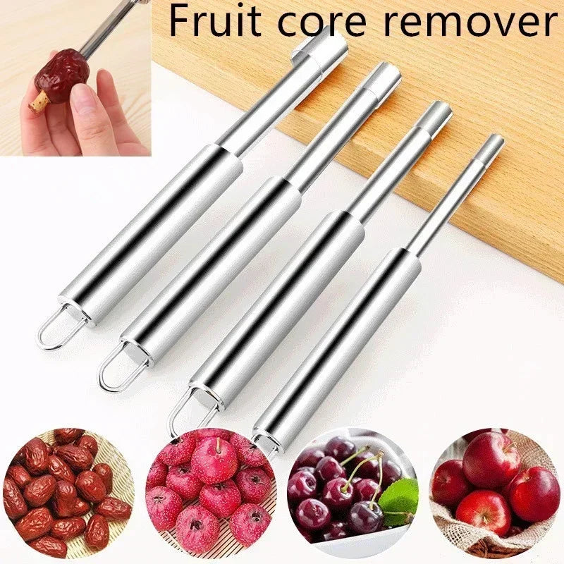 New Apple Corer Stainless Steel Pear Fruit Vegetable Tools Core Seed Remover Cutter Seeder Slicer Knife Kitchen Gadgets Tools Oasis Select