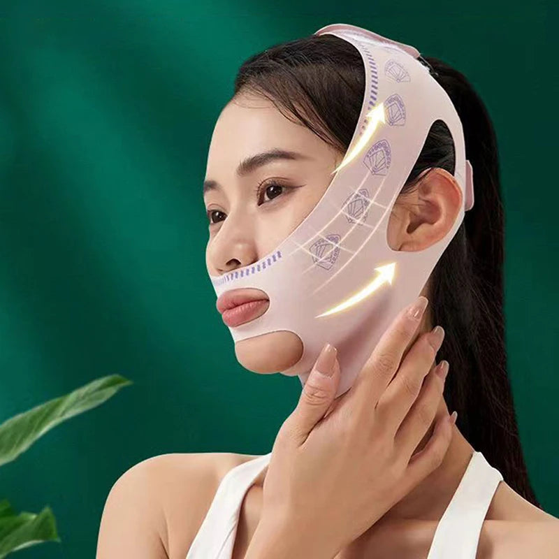 Breathable V Face Band Cheek Lift Up Face Thin Mask Reduce Double Chin V Line Face Shaping Bandage Anti Wrinkle Face Bandage Oasis Select