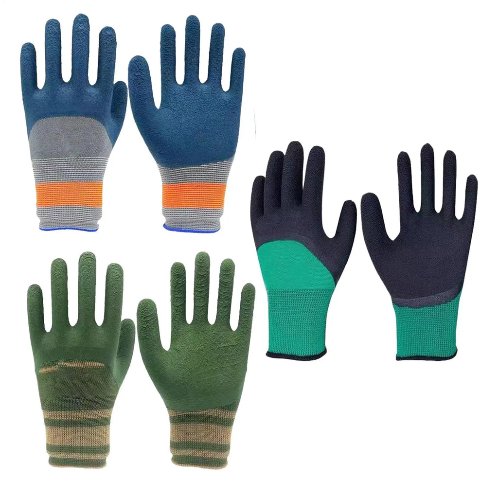 Thorn-Proof Gardening Weeding Working Gloves Breathable leather Glove Puncture Resistant for Digging Floral Planting Pruning Oasis Select