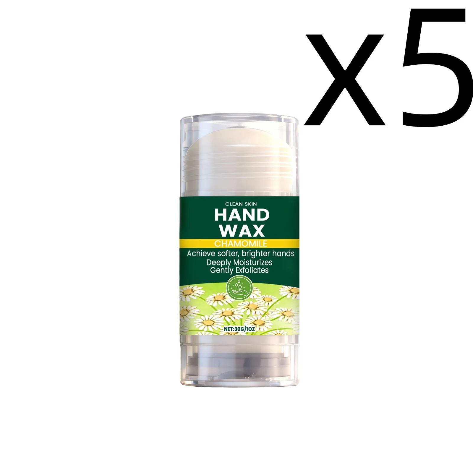 Chamomile Hand Wax Moisturize Hand Skin Repair Dry Cracked Soften Roughness Smoothing Skin Fine Lines Portable Hand Care Cream Oasis Select 30g X 5PCS