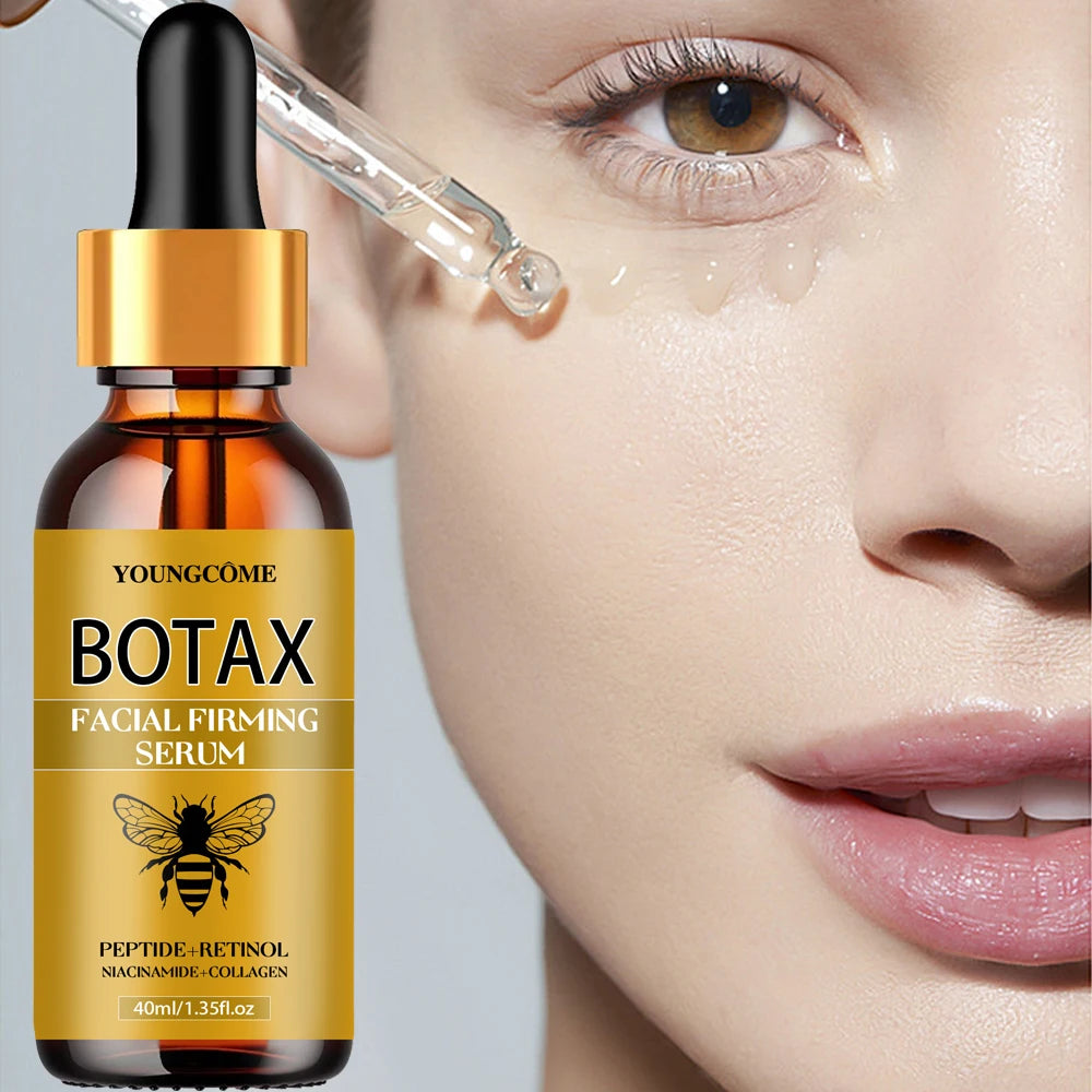 Bee Venom Facial Serum Face Essence Wrinkle Reduction Skin Tightening Natural Collagen Booster Hyaluronic Acid Essence 40/60ml Oasis Select 40ML