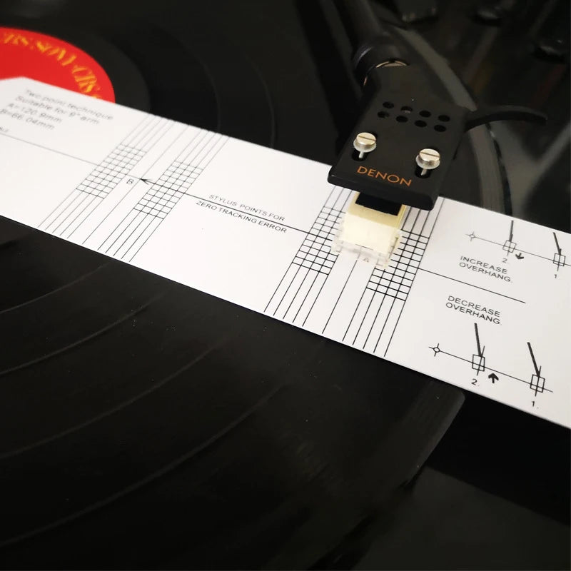 New Sale Turntable Phono Phonograph Pickup Cartridge Adjustment Ruler Calibration Gauge LP Stylus Alignment Protractor Tool Oasis Select