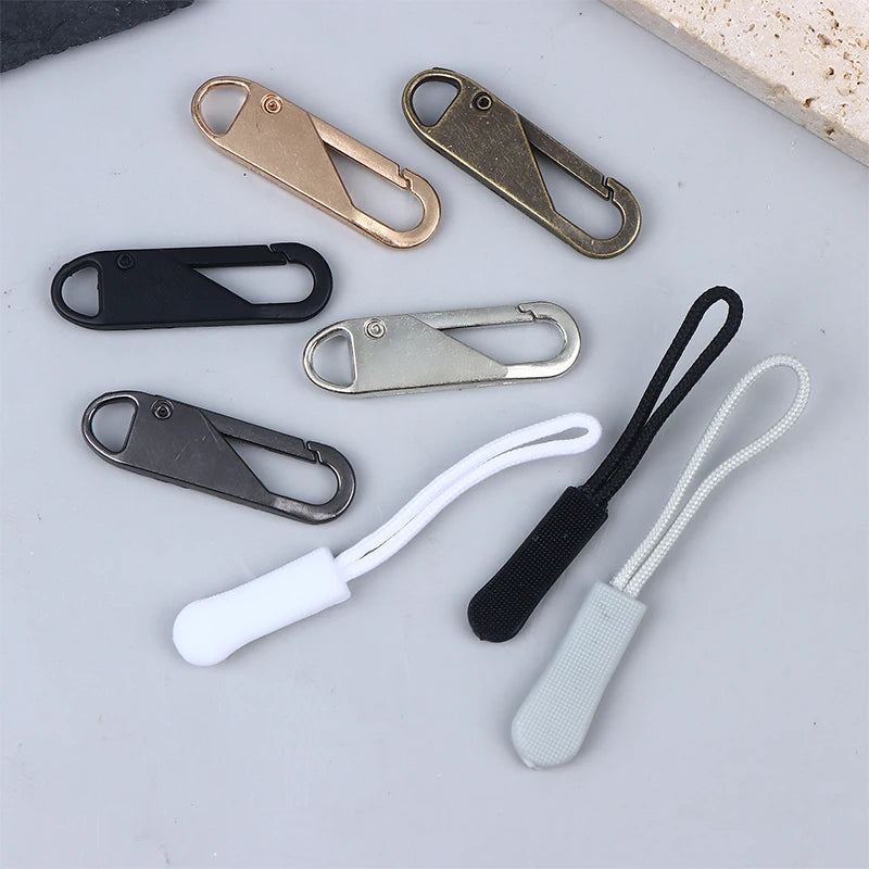Metal Replacement Zipper Pulls & Cord Extenders – 5/10/20 Pack Zipper Pull Replacements Oasis Select