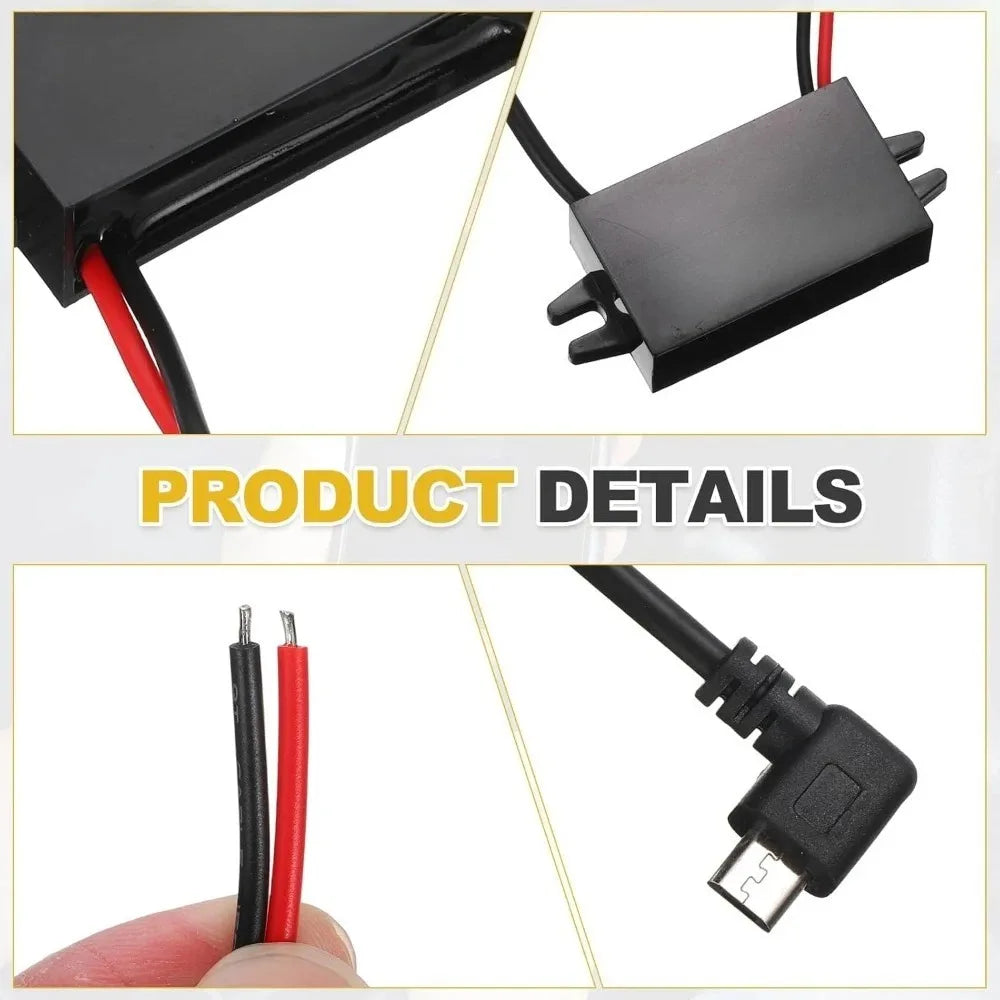 12/24V To 5V Power Converter 3A Step Down Converter Voltage Reducer Transformer Power Supply Module For Car Truck Solar System Oasis Select
