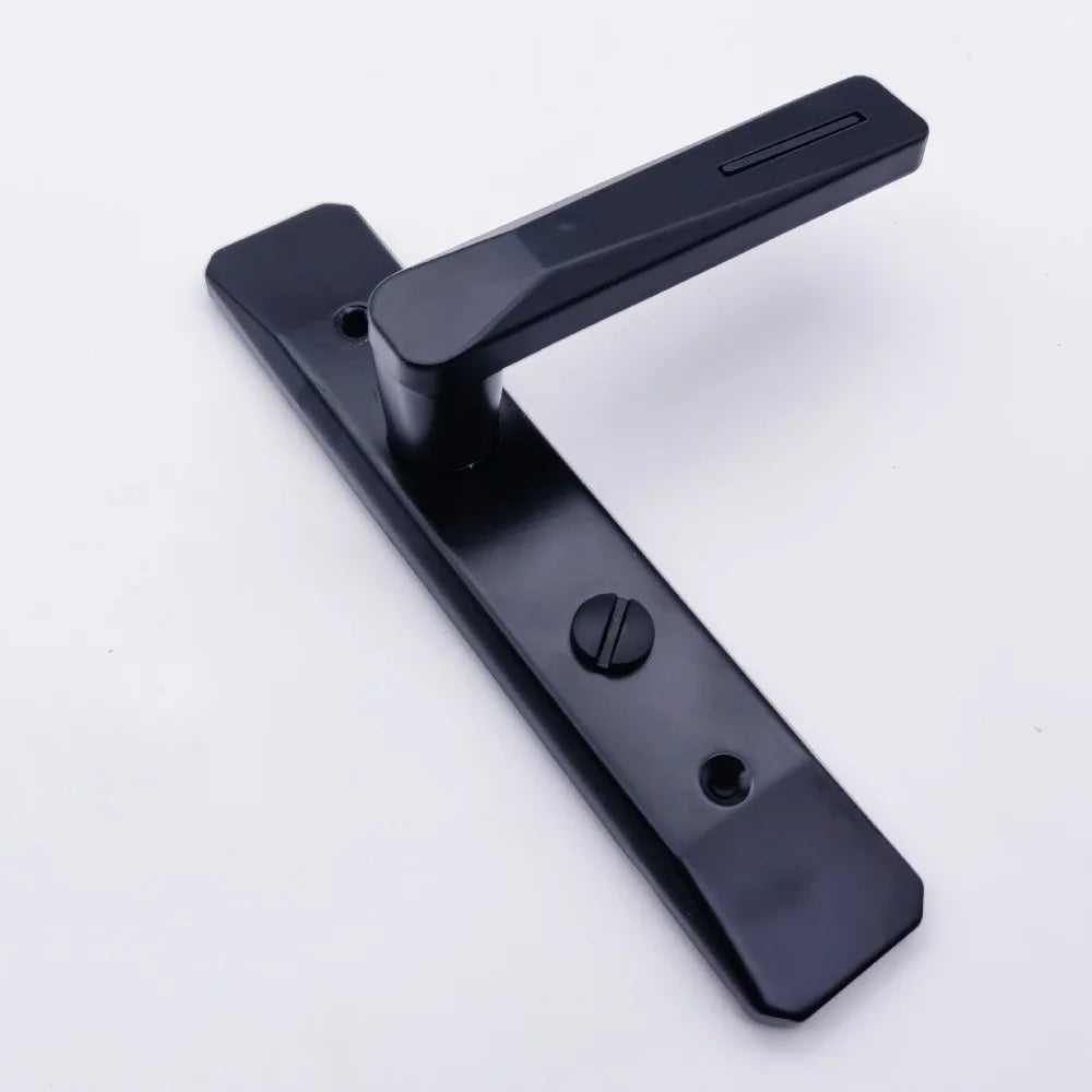 Keyless Bathroom Door Handle Lock – Single Tongue Metal Security