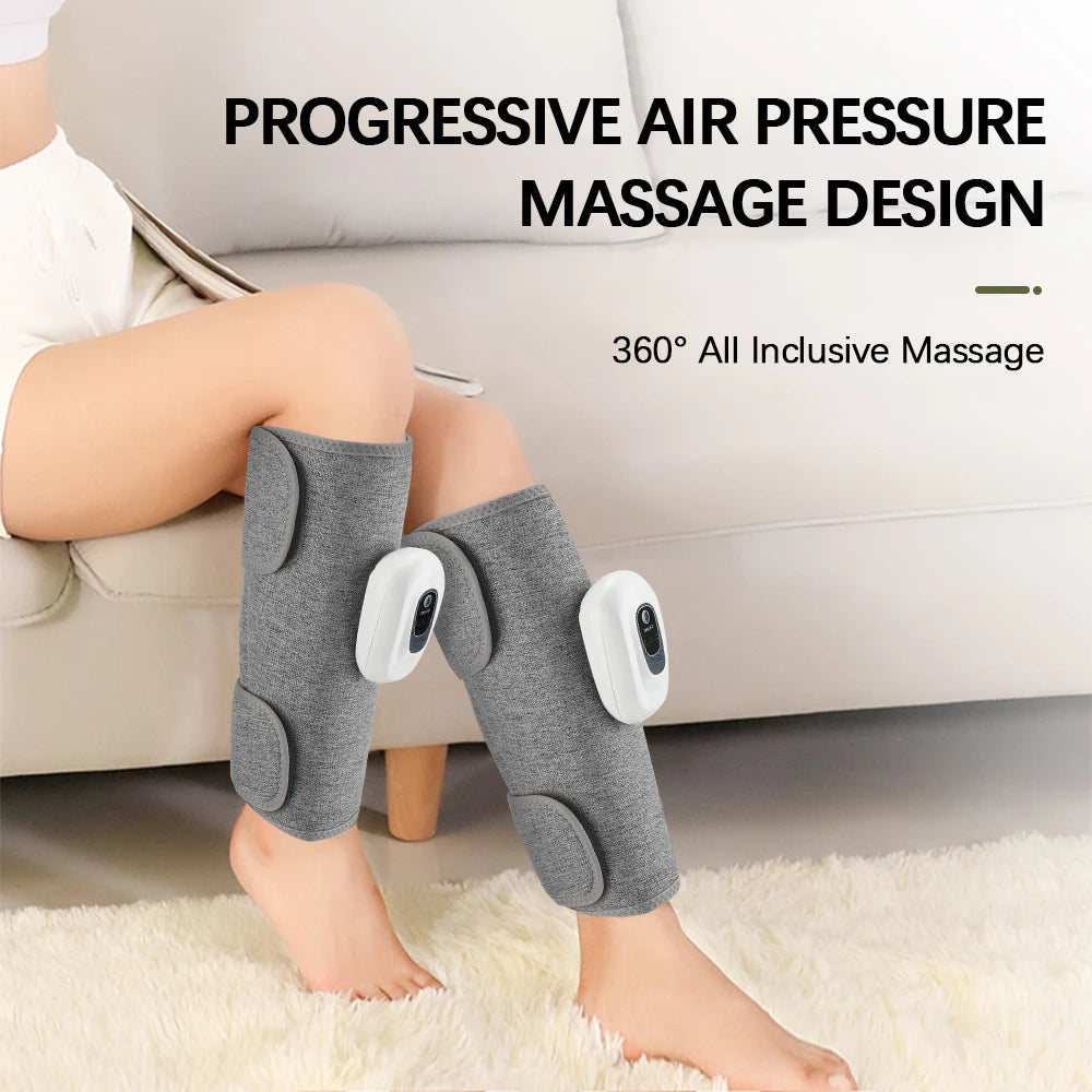 3-Mode Air Pressure Calf Massager – 360° Wrap & USB Charge