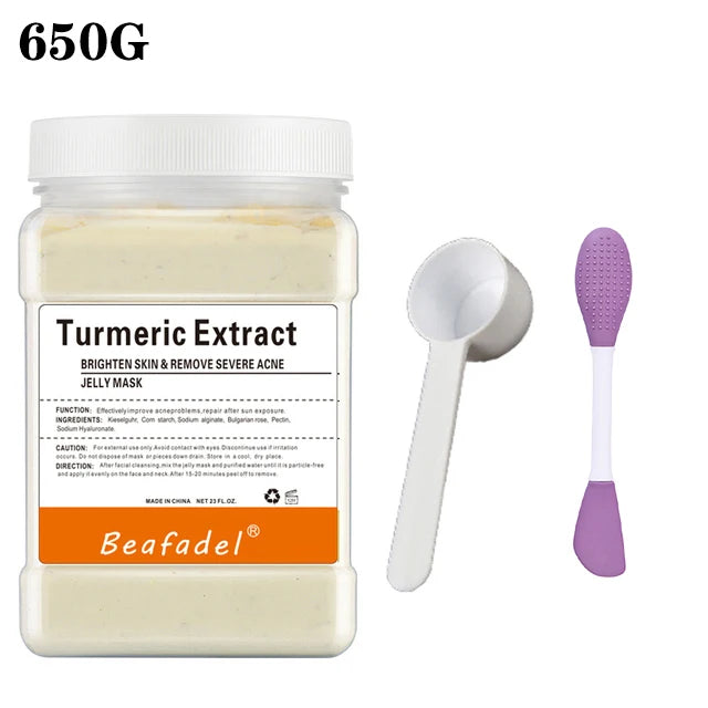 650g Hydro Soft Jelly Mask Powder DIY jelly Masks Peel Off Hyaluronic Acid Facial Skin Care Rose Mask For Face Oasis Select 650g TURMERIC MASK China Mainland