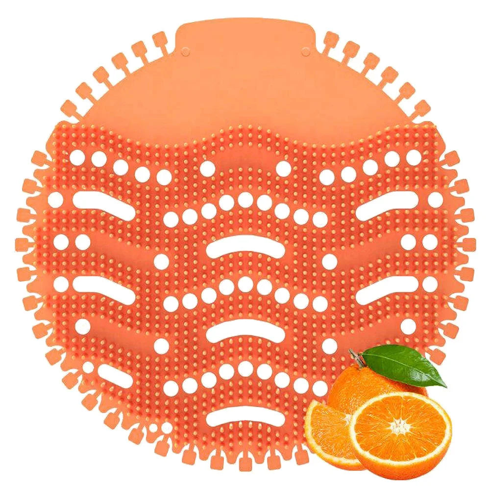 Urinal Screen Deodorizer Antisplash Odor Neutralizers Longlasting Fragrances Deodorant Urine Pool Filtrating Screen Pad Oasis Select Orange