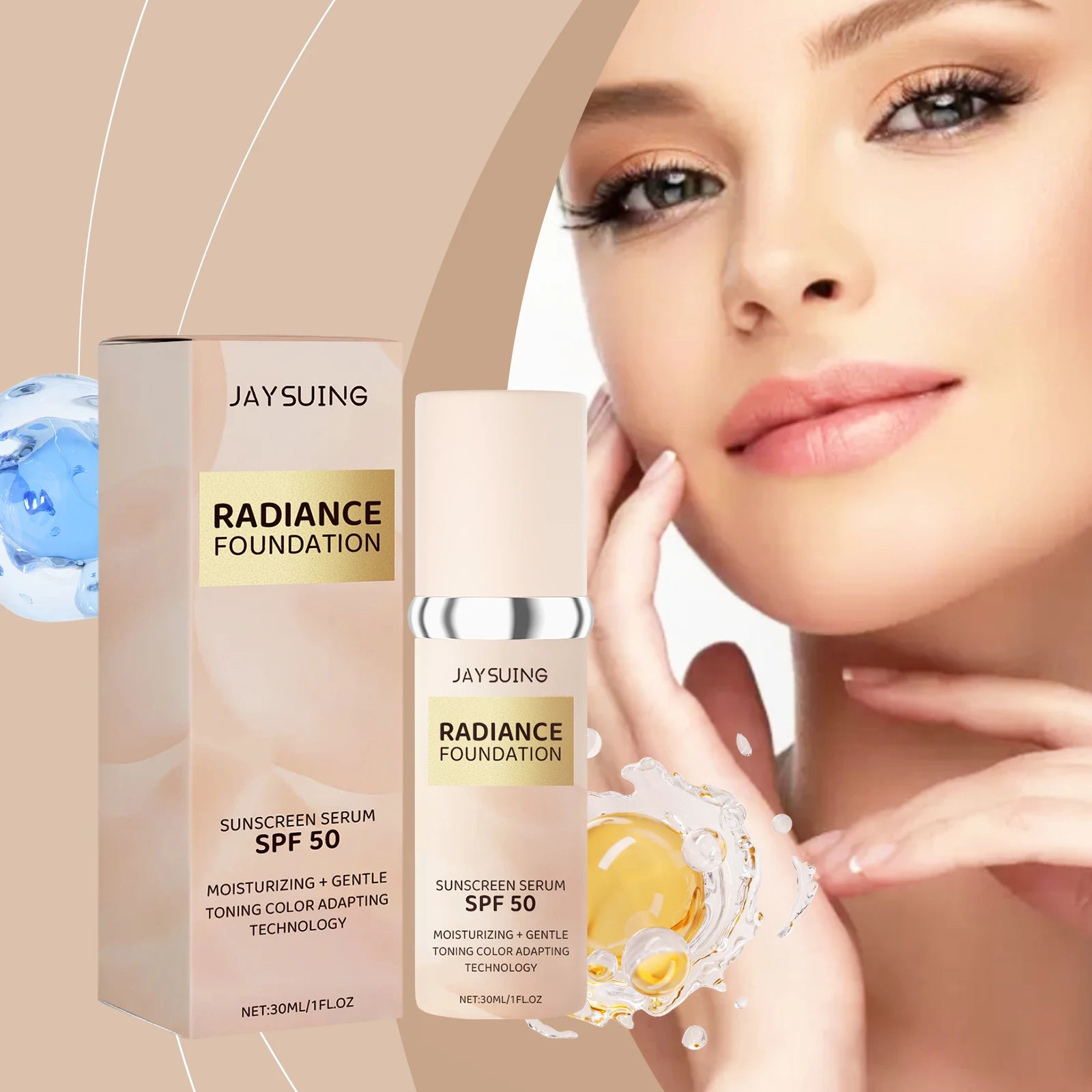 Concealer Liquid Foundation Moisturizes And Brightens The Face To Cover Acne Spots Fade Base Makeup Without Removing Makeup Oasis Select