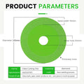 5Pcs 100/115mm Diamond Glass Cutting Disc 1mm Thin Brazed Saw Blade 7/8" Arbor for Angle Grinder Jade Ceramic Tile Grinding Oasis Select Green A 100mm
