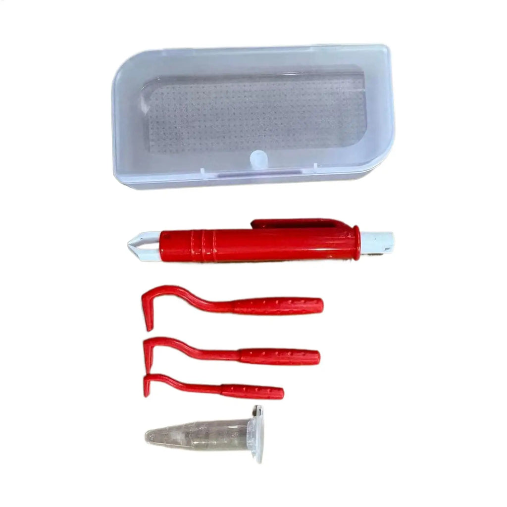 Tick Removal Tool Small Portable Reusable Tweezers Tick Removal Tool Kit for Dogs for Cattle Sheep Horse Cat Outdoor Home Daily Oasis Select