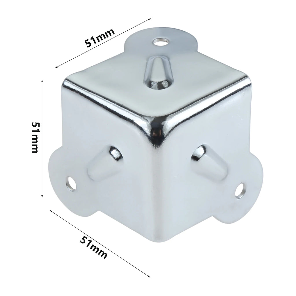 Metal Protection Corners Protector Audio Active Speakers Triangle Angles Cases Speaker Repair Parts Accessories Home Theater Oasis Select 51mm x 4