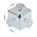 Metal Protection Corners Protector Audio Active Speakers Triangle Angles Cases Speaker Repair Parts Accessories Home Theater Oasis Select 51mm x 4
