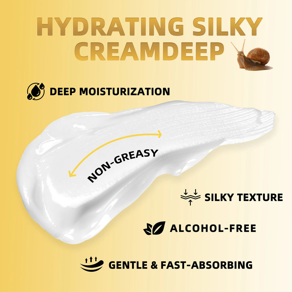 Ottilavie Snail Face Cream – Hydrating Moisturizer All Skin Snail Face Cream Oasis Select