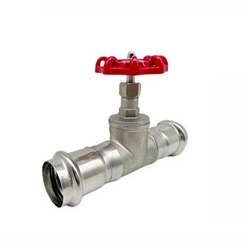 304 Stainless Steel One-way Manual Threaded Globe Valve DN15 20 25 32 40 50 Compression Type Tap Water Oil Switch Oasis Select