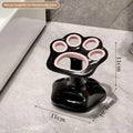 Cat Paw Shape Ceramic Toothbrush Holder Cute No Punching Toothbrush Holder Base Makeup Brush Storage Bathroom Accessories Tool Oasis Select A