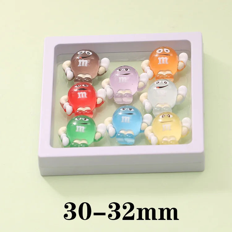 Glow-in-the-dark Kung Fu Chicken Simulation Resin Yellow Cartoon