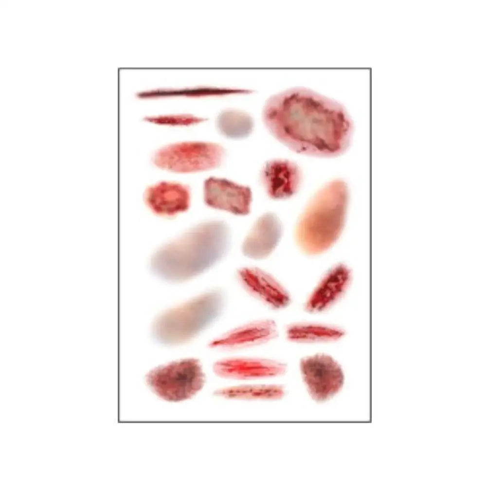 Halloween Wound Scar Temporary Tattoo Stickers – Blood FX
