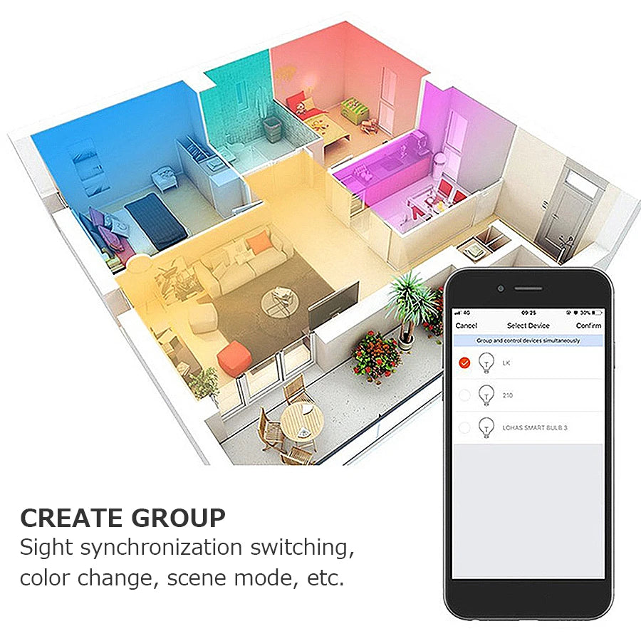 Tuya WiFi Smart GU10 LED Bulb RGBCW – Alexa & Google Home Smart LED Bulb Oasis Select