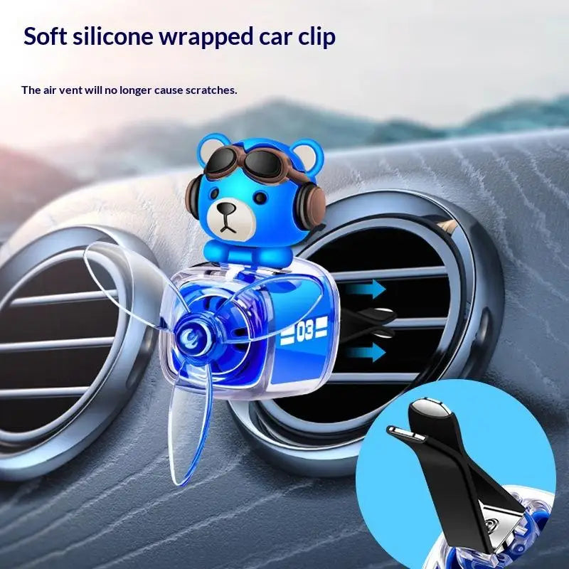 Car Vent Clip Air Outlet Aromatherapy Airplane Rotatable Cartoon Glasses Dog Interior Perfume Diffuser Cologne Oasis Select