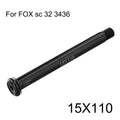 High Quality Bike Thru Axle Bicycle Front Fork 15x110mm Aluminum Alloy Bicycle Components Lever Skewer Sporting Goods Oasis Select 15x110mm