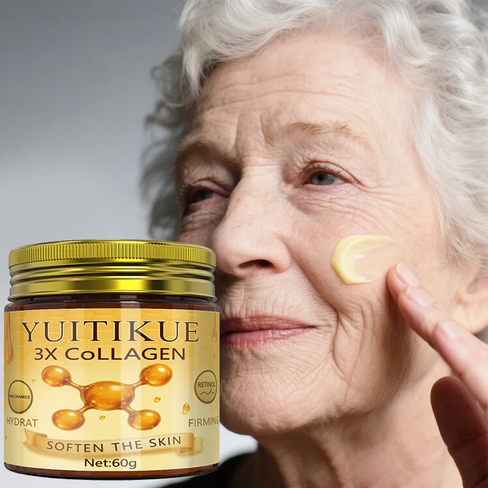 YUITIKUE Collagen Face Cream – Anti-Wrinkle & Brightening 60g