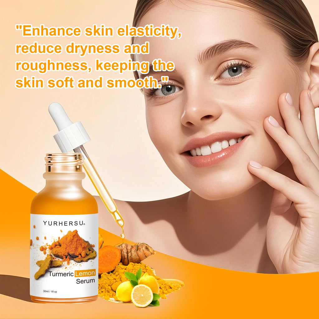 Turmeric & Lemon Extract Face Serum – Antioxidant Glow 30ml