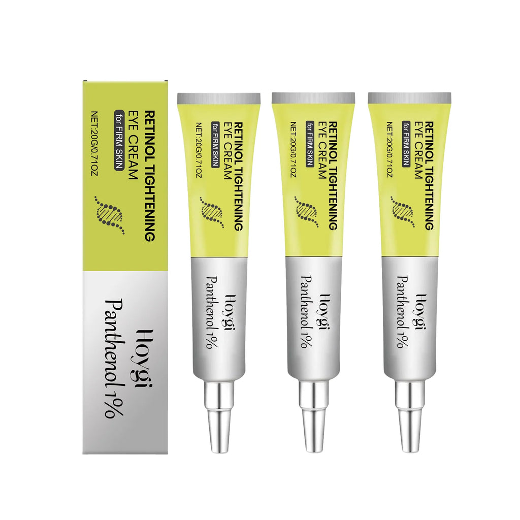 Retinol Eye Cream Anti-Aging Dark Circle Firming Hydrating Moisturizing Lightweight Fast Absorbing Gentle Formula Daily Use Oasis Select 3pcs