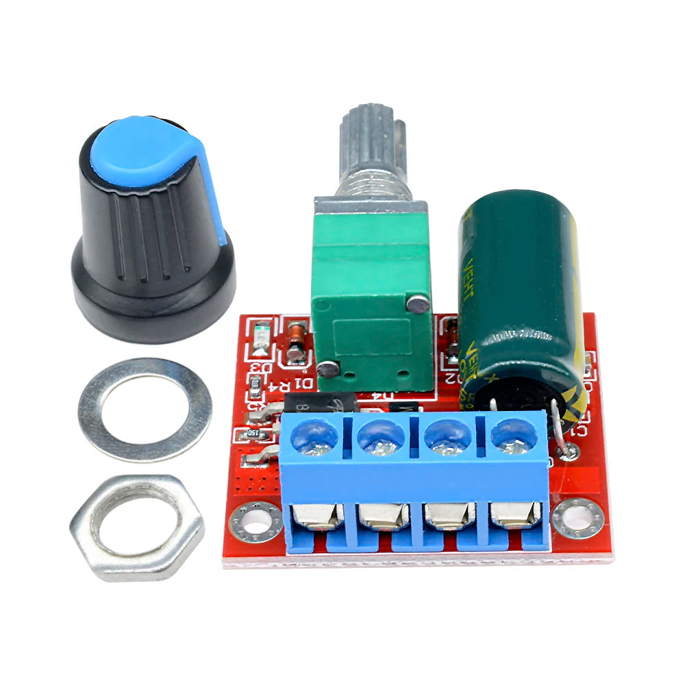 1-5pcs 5A 90W PWM 12V DC Motor Speed Controller Module DC-DC 4.5V-35V Low Voltage Motor Speed Controller Adjustable Drive Module Oasis Select 1pcs