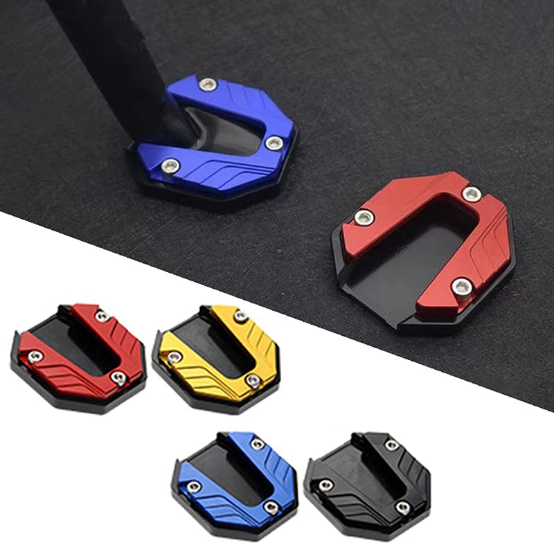 Universal Scooter Motorcycle Bike Kickstand Extender Foot Side Stand Extension Pad Support Plate Anti-skid Enlarged Base Oasis Select