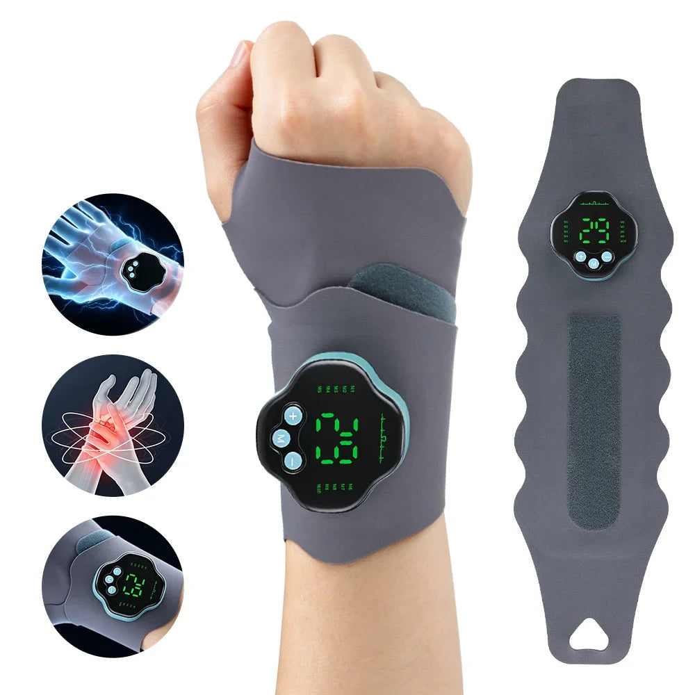 EMS Microcurrent Wrist Massager – 10 Modes & 29 Levels