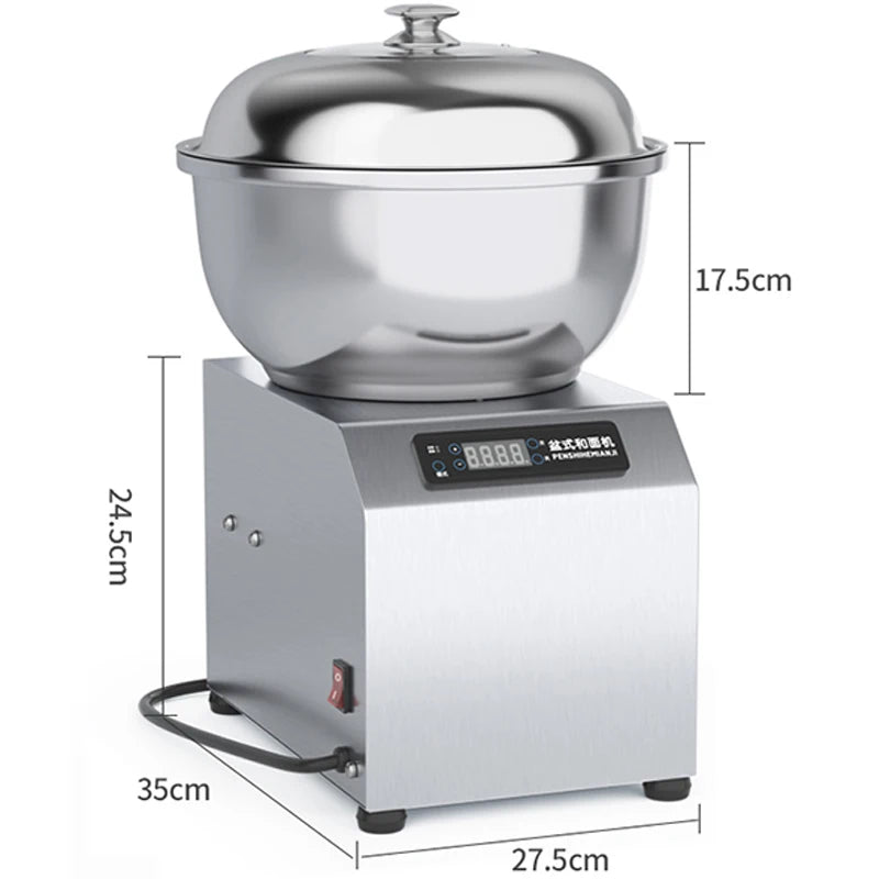 Commercial Dough Mixer Machine 5–8KG | Pizza & Noodle Kneader
