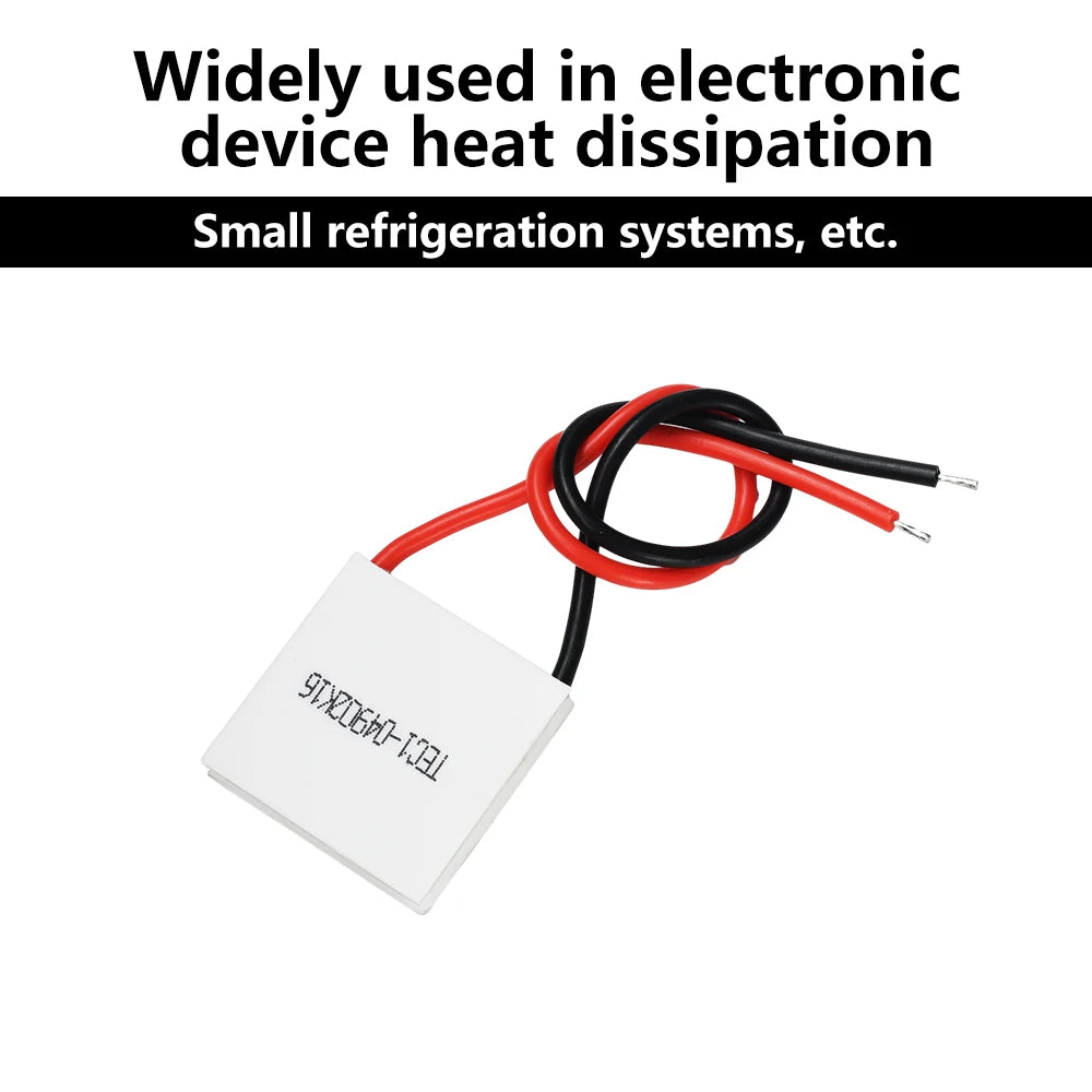 TEC1-04902 K16 DC 5V Thermoelectric Cooler Peltier DIY 20*20MM 2A of Semiconductor Rrefrigeration Electronic Component Kit Oasis Select